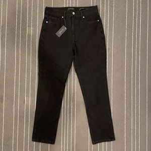 NWT Banana Republic Black High Rise Slim Jeans
